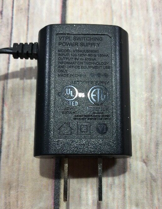 NEW Vtech / AT&T VT04UUS06040 6V 400mA AC Adapter Power Supply